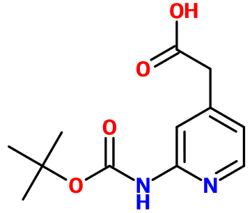 (图片) MC003408 [2-(Boc-amino)pyridin-4-yl]acetic acid